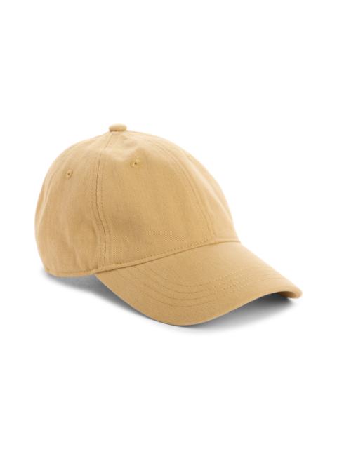 Acne Studios Acne Studios Carliy Embroidered Back Logo Adjustable Baseball Cap in Sand Beige at Nordstrom