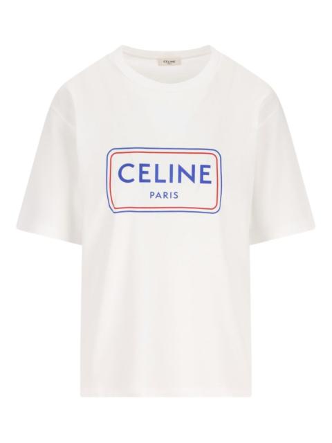 CELINE Celine Women Logo Cotton T-Shirt
