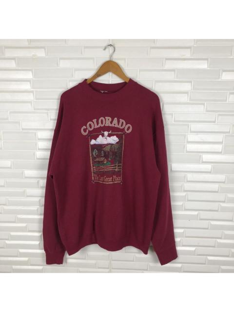 Other Designers COLORADO THE LAST GREAT PLACE SWEASHIRT VINTAGE