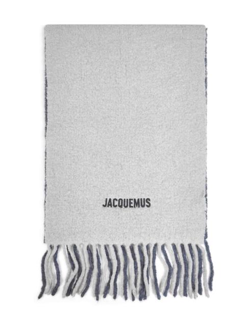 JACQUEMUS Grey The Moisson scarf