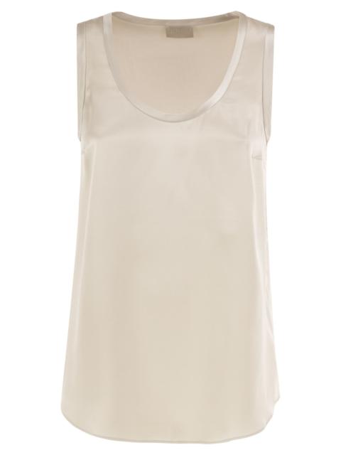 Brunello Cucinelli Brunello Cucinelli Women Stretch Silk Satin Top