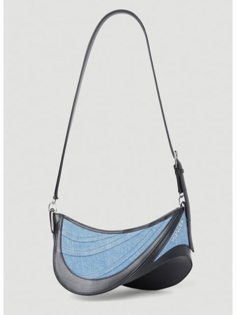 MUGLER Mugler Women Denim Spiral Curve 01 Shoulder Bag