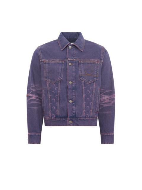 Marine Serre Moon Laser Denim Trucker Jacket