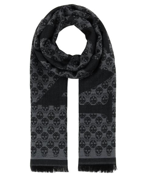 Alexander McQueen Embroidered wool foulard