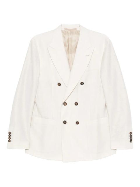 Other Designers Eleventy Men Double-Breasted Buttoned Jacket