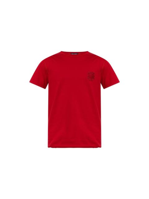 Dolce & Gabbana DOLCE & GABBANA Red T-Shirt New & Authentic (Men's size:XXL;