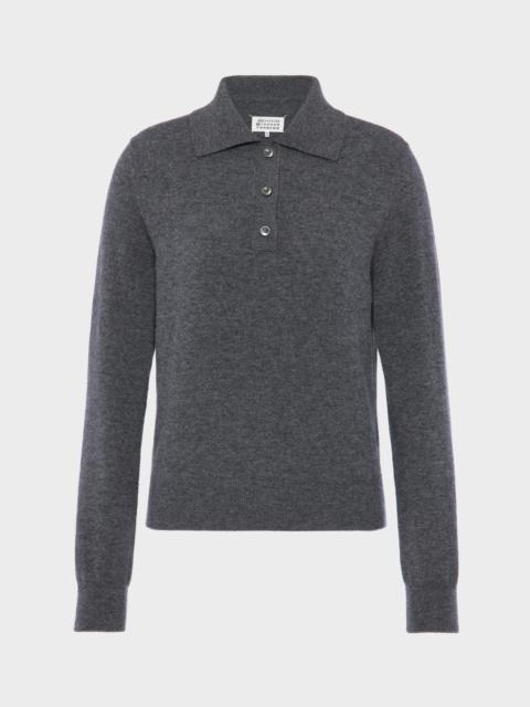 Maison Margiela Polo Knit Top