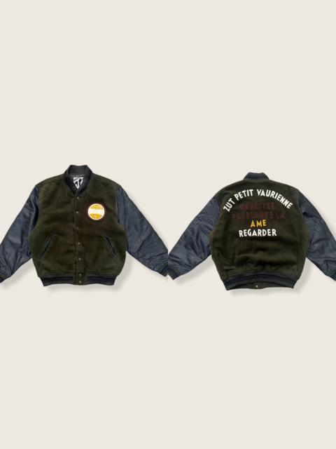 Other Designers Vintage - Vintage Zut Petit Vaurienne Leather Old Varsity Jacket