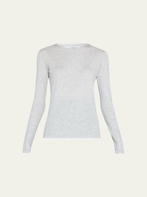 Vince Essential Long-Sleeve Crewneck Tee