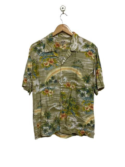 Other Designers Aloha Wear - Vintage Piko Hawaiian Longboard Wear Shirt