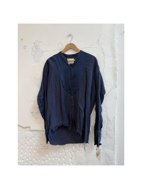Greg Lauren Greg Lauren SAMPLE Silk Bib Studio Shirt