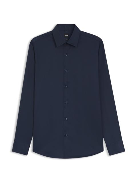 BOSS SLIM-FIT SHIRT IN PERFORMANCE-STRETCH TWILL