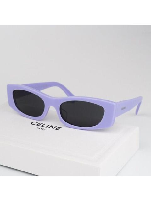 CELINE SALE! NEW Celine CL40245U 78A Solid Lilac Beige Smoke Geometric Women Sunglasses