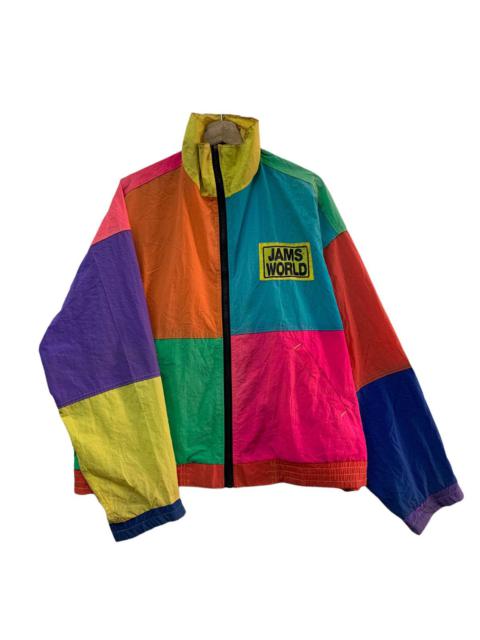 Other Designers 🔥VTG DISTRESSED JAMS WORLD MULTICOLOUR LIGHT JACKETS