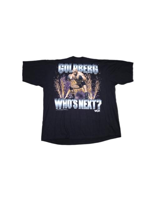 Other Designers WCW/nWo - Vintage WCW 90s Goldberg Liquid Blue AOP T-Shirt