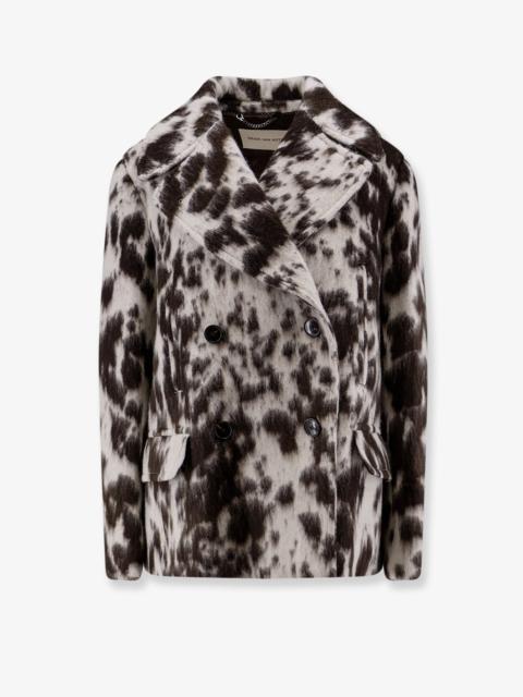Dries Van Noten Dries Van Noten Women Vafel Wool And Alpaca Coat