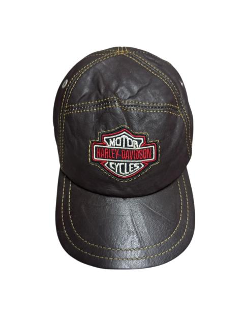 Other Designers VINTAGE HARLEY DAVIDSON LEATHER ADJISTABLE CAP
