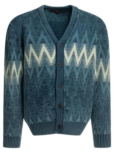 BEAMS PLUS Beams Plus Indigo Yarn Cardigan