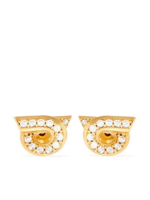 FERRAGAMO Ferragamo Women Gancini Earrings With Rhinestones (S)
