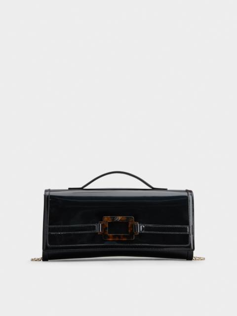 Roger Vivier Belle Vivier Clutch in leather