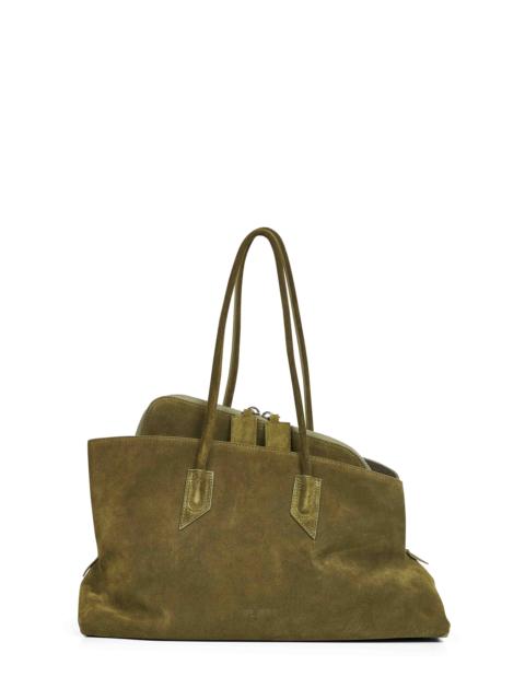 THE ATTICO Khaki "La Passeggiata Medium" top handle bag