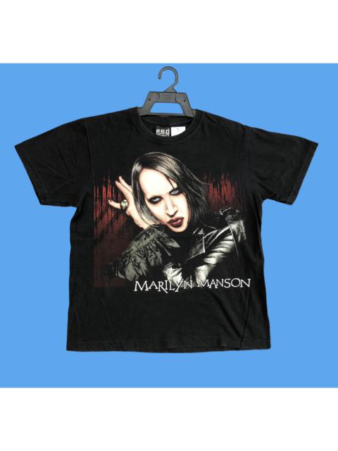 Other Designers Vintage - Vintage Bootleg Marilyn Manson Band T Shirt Medium Size