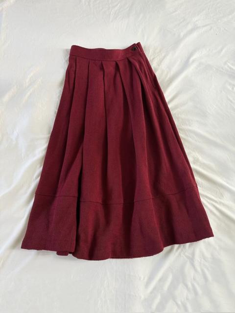 Comme Des Garçons Comme Des Garcons 1996 Midi Wool Skirt