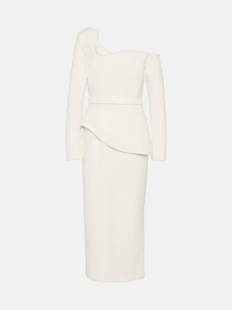 Safiyaa Bridal asymmetric midi dress