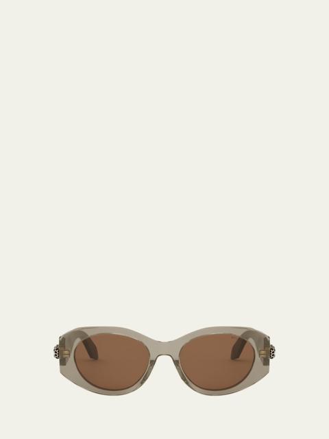 BVLGARI Serpenti Oval Sunglasses