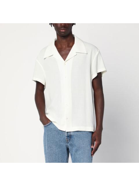 Séfr Séfr Noam White Wool Blend Shirt Men