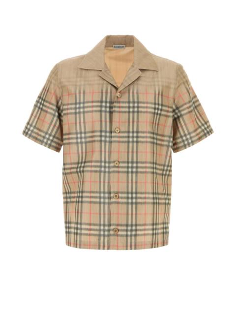 Burberry Burberry Men Printed Viscose Blend Shirt