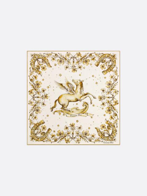 Dior Dior Pegasus 70 Square Scarf