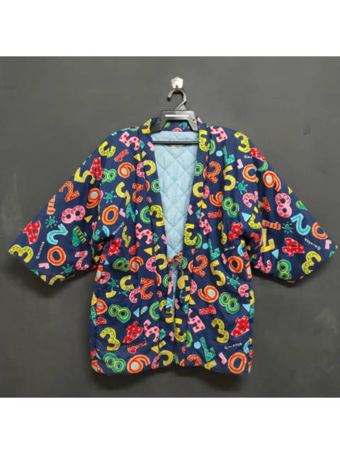Other Designers Japanese Traditional - Kimono Hanten Yukata Fullprint Multicolor Numbers