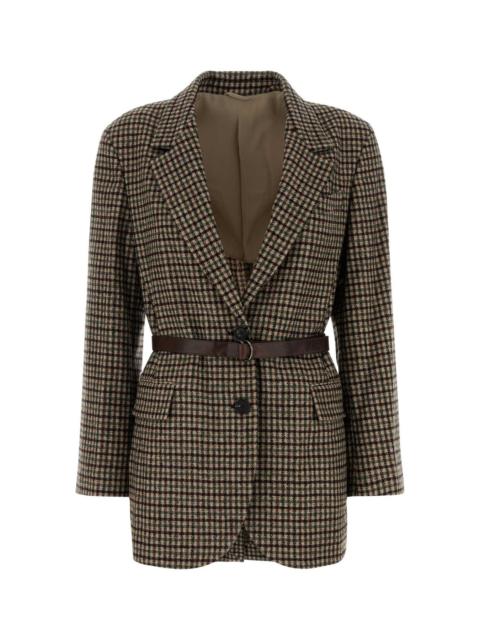 Brunello Cucinelli Brunello Cucinelli Women Embroidered Wool Blend Blazer