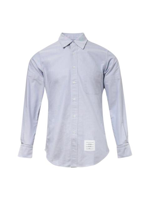 Thom Browne Classic Button Down Long Sleeve Shirt