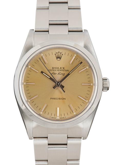 Rolex Air-King 14000 Champagne Index Dial