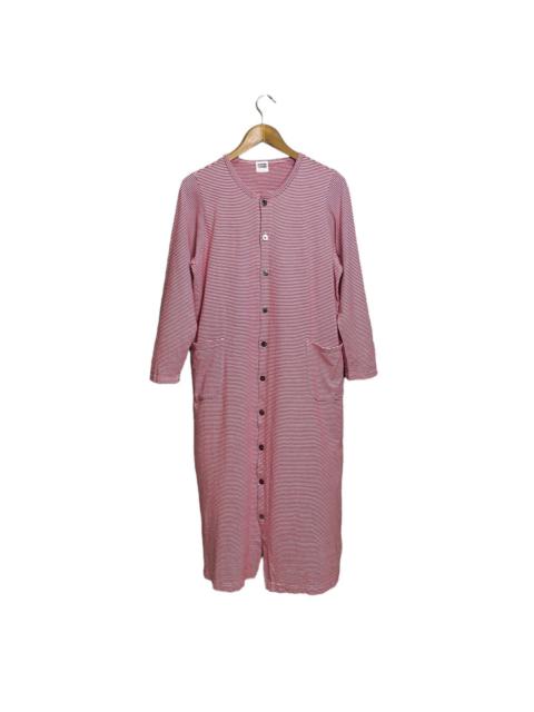 Y's For Living Basic by Yohji Yamamoto stripped button dress
