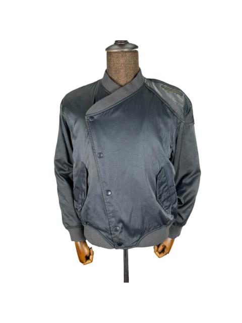 🔥80s ISSEY MIYAKE SKYLINE STUDIO BOMBER SNAP BUTTON JACKET