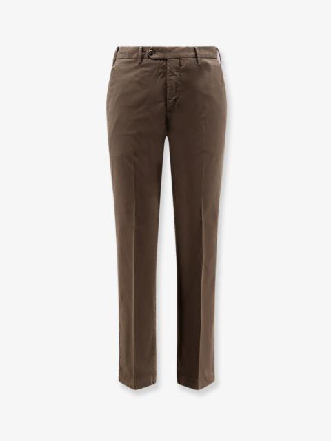 Other Designers Pt Torino Master Fit Style Stretch Cotton Trousers
