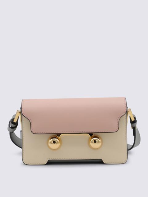 Marni Marni Pink And Multicolor Leather Shoulder Bag