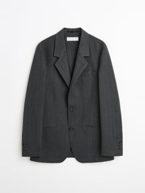 Our Legacy Unconstructed Ceremony Blazer Shark Pinstripe Herringbone