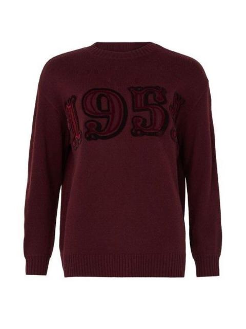 Max Mara MAX MARA Fido Round Neck Red Wool Sweater New & Authentic (W