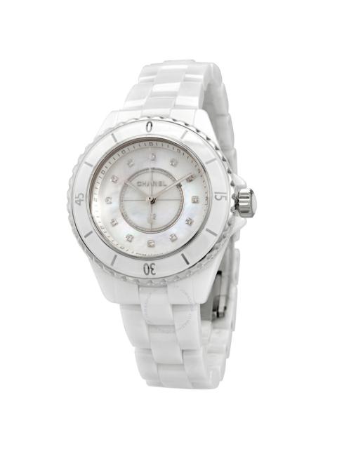 CHANEL Chanel J12 Quartz Diamond White Dial Ladies Watch H5704