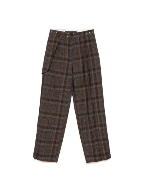 checked trousers