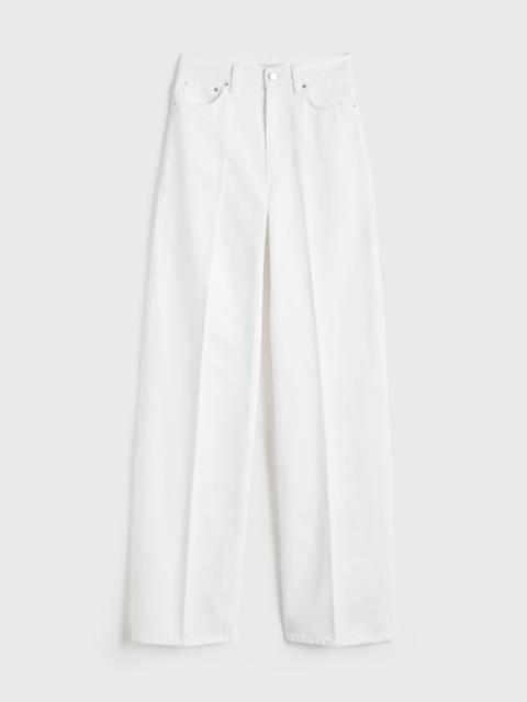 TOTEME Wide leg denim white