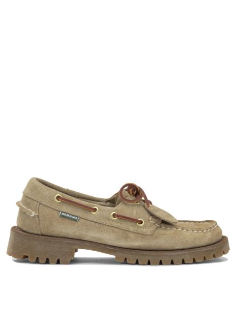 SEBAGO Sebago Ranger Artisan Lace-up Loafers Beige Women