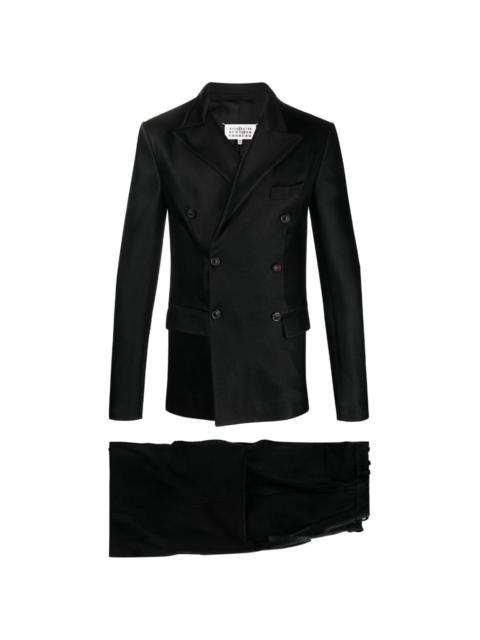 Maison Margiela satin-weave double-breasted blazer