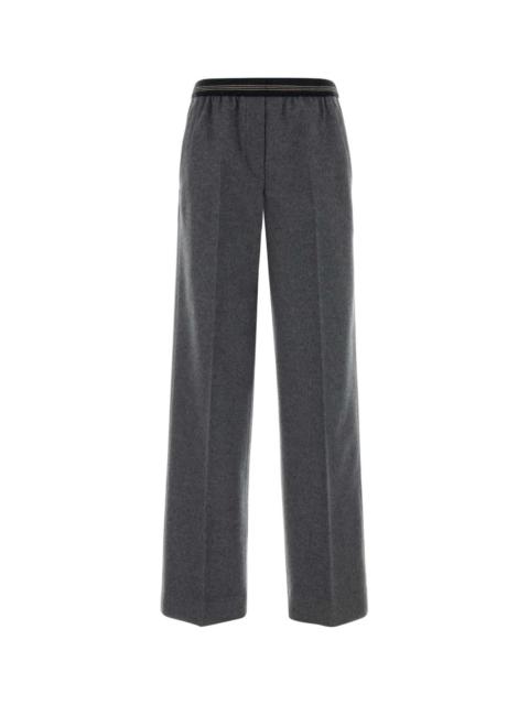 Miu Miu Miu Miu Women Grey Wool Blend Pant