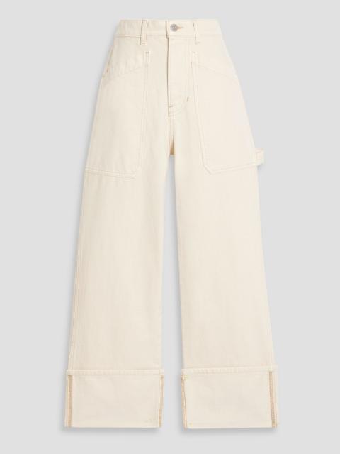 VERONICA BEARD Dylan high-rise straight-leg jeans