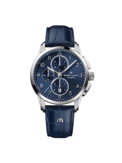 Other Designers Maurice Lacroix Pontos Chronograph Automatic Blue Dial Watch PT6388-SS001-420-4